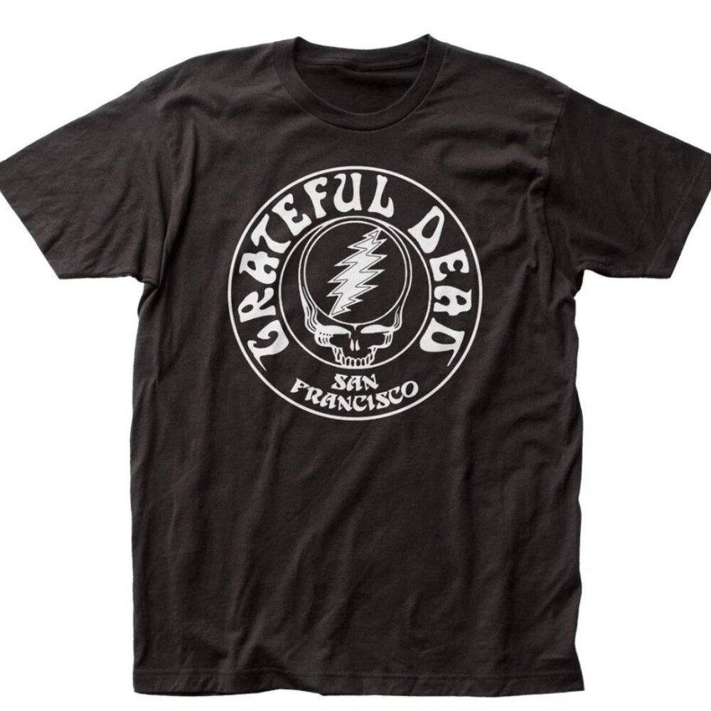 Retro 90s Grateful Dead Opaque Skull T Shirt